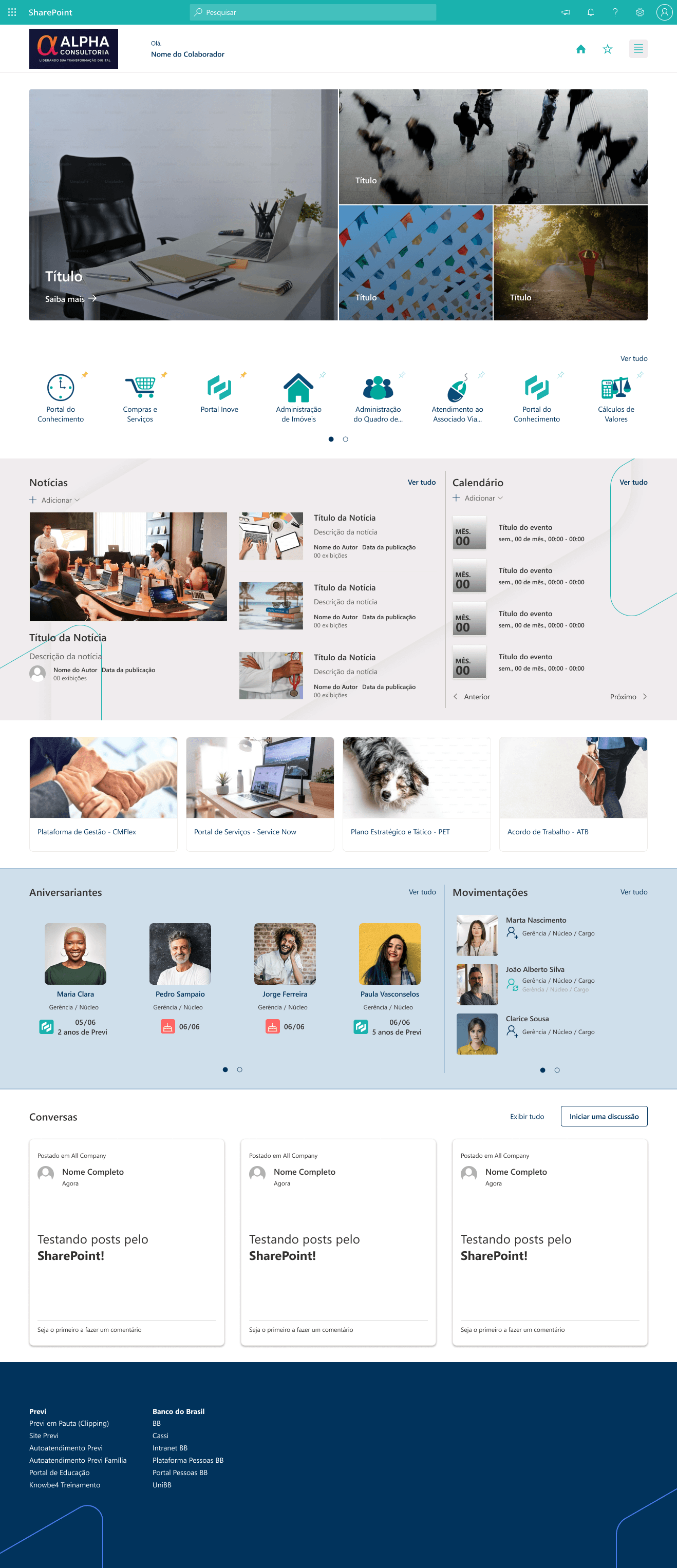 Portal Corporativo SharePoint Premium - Tecnologia